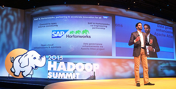 SAP CTO Irfan Khan at Hadoop Summit Brussels