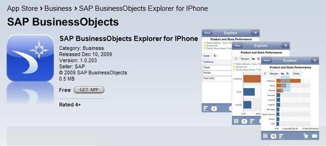 SAP BusinessObjects Explorer for iPhone Now Available on Apple AppStore!