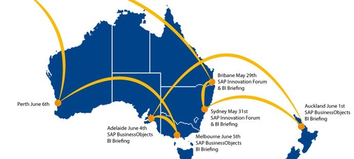 ANZ SAP Innovation Forums and BI Briefings Tour