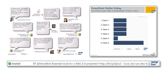 Integrating Live Twitter Streams into PowerPoint Using Xcelsius