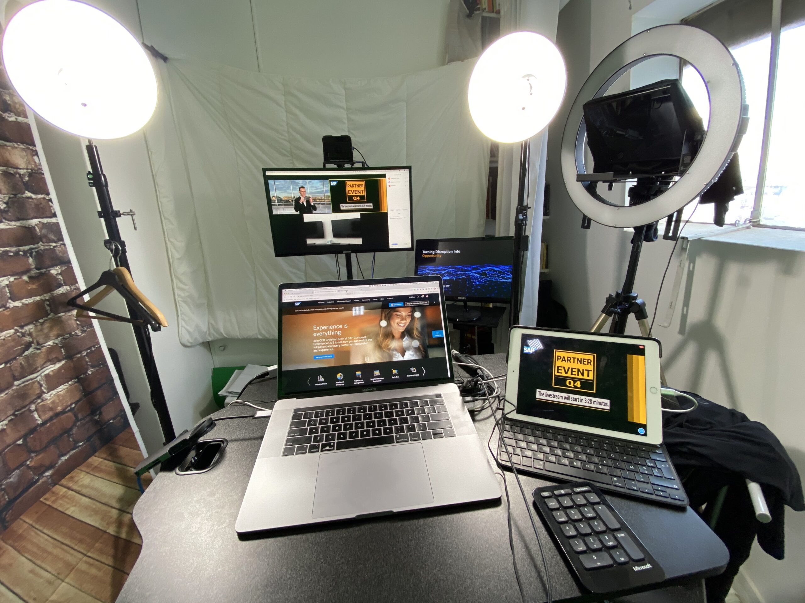 An Equipment List For Virtual Presentations In An Office Or Home Studio