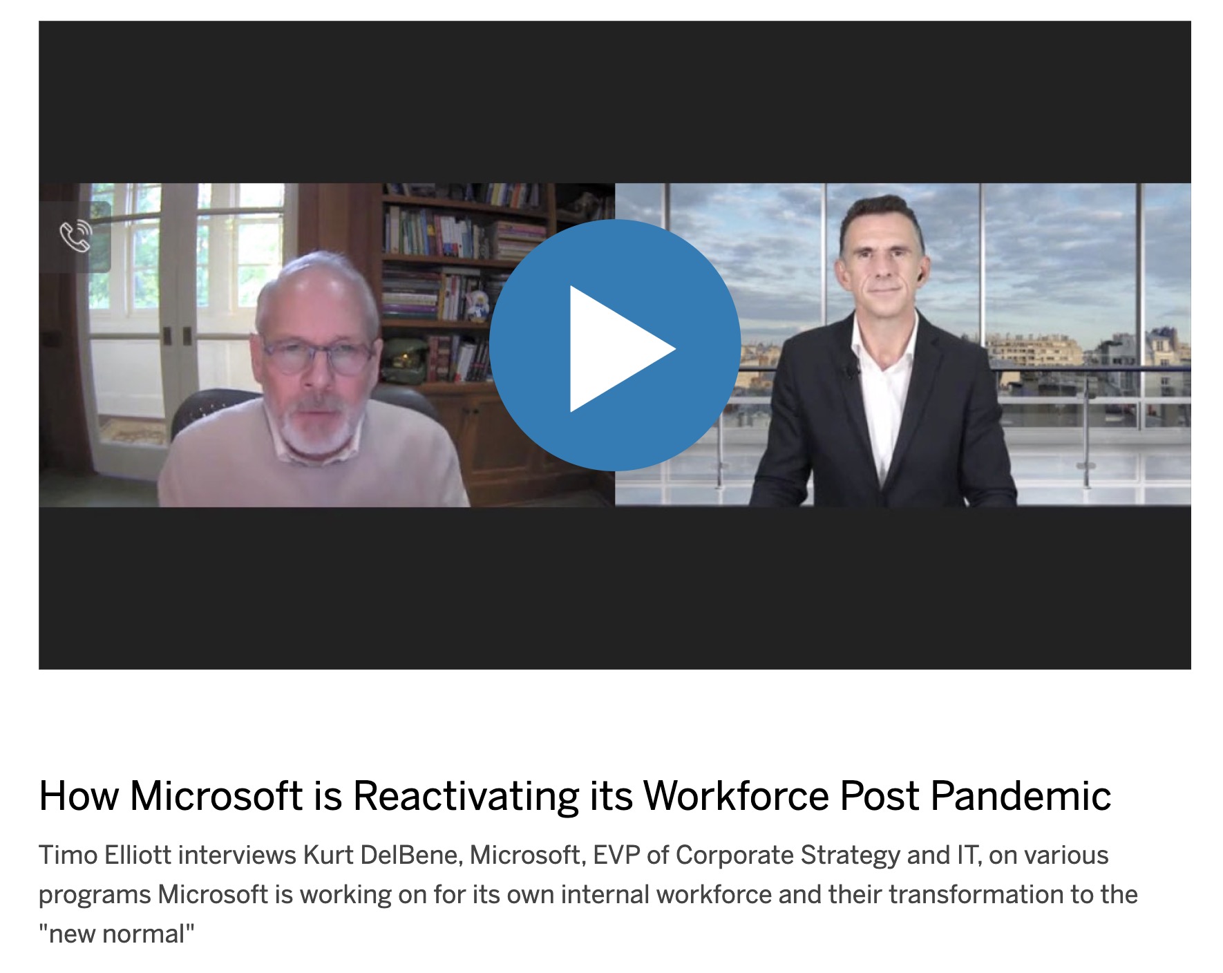 How Microsoft is Reactivating its Workforce During The Pandemic